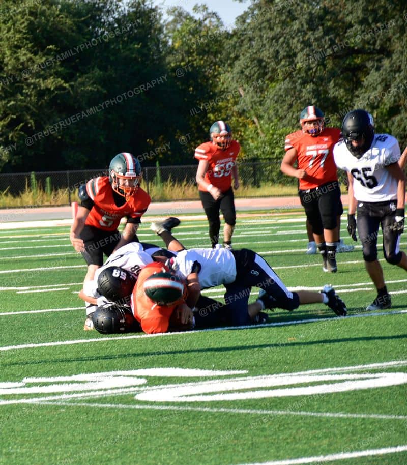 JV #5, #59, #77 finish the tackle vs Golden Sierra.