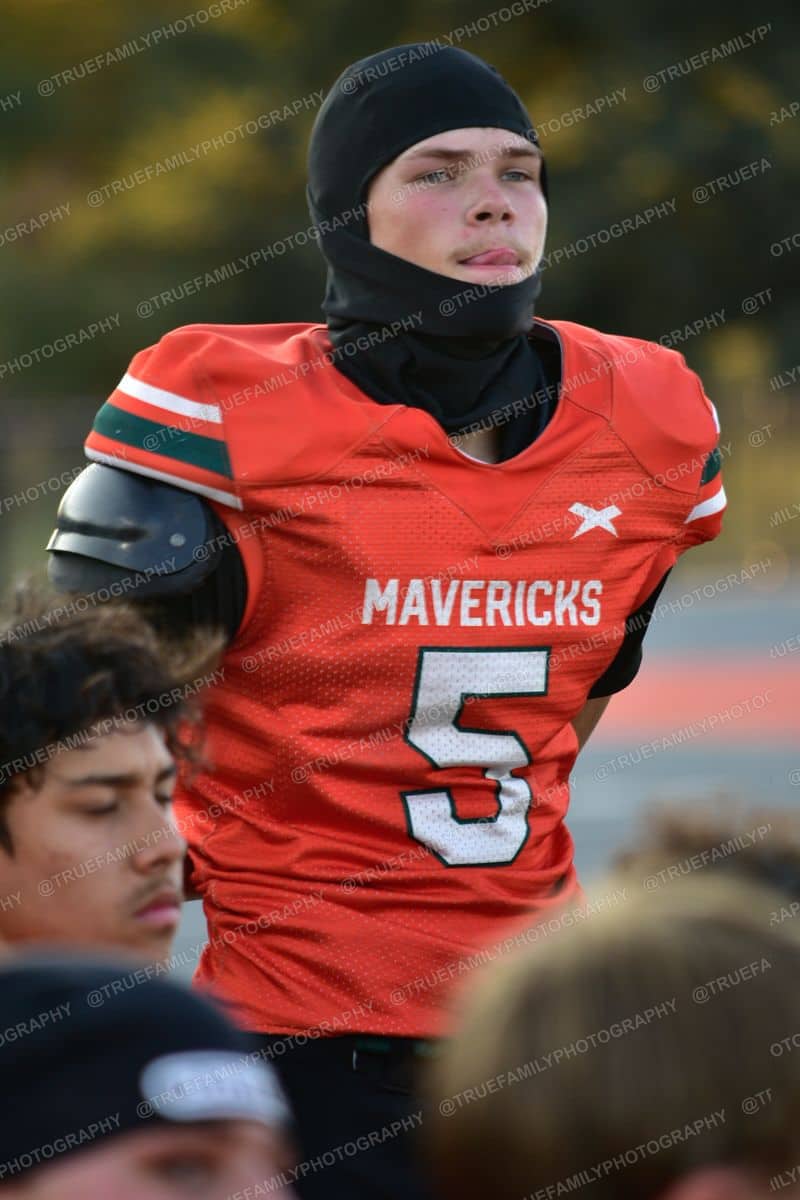 JV #5 Greyson Sellers after the lights vs Golden Sierra.