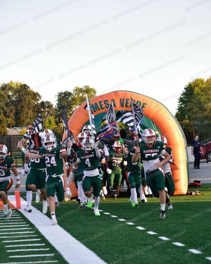 #50, #24, #4, #32, #55 take the field vs Golden Sierra.