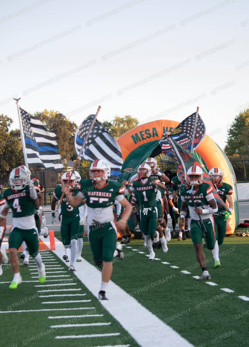 #4, #3, #55, #1 coming out of the tunnel vs Golden Sierra.