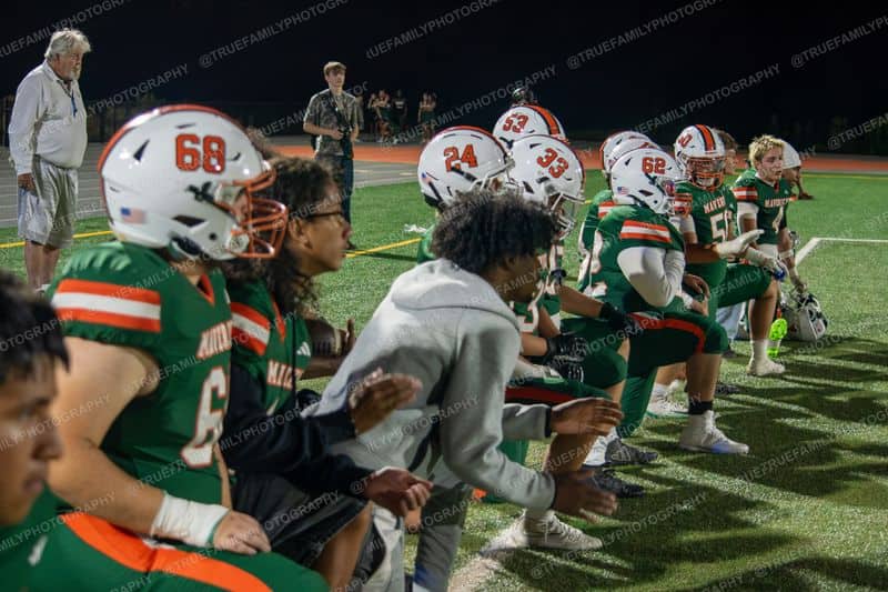 The bench. #68, #24, #53 vs Golden Sierra.