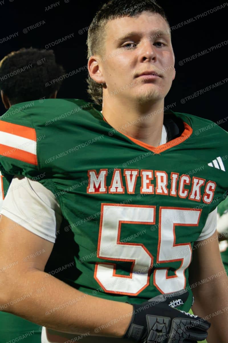 #55 Shane Thomas. Helmet off vs Golden Sierra.